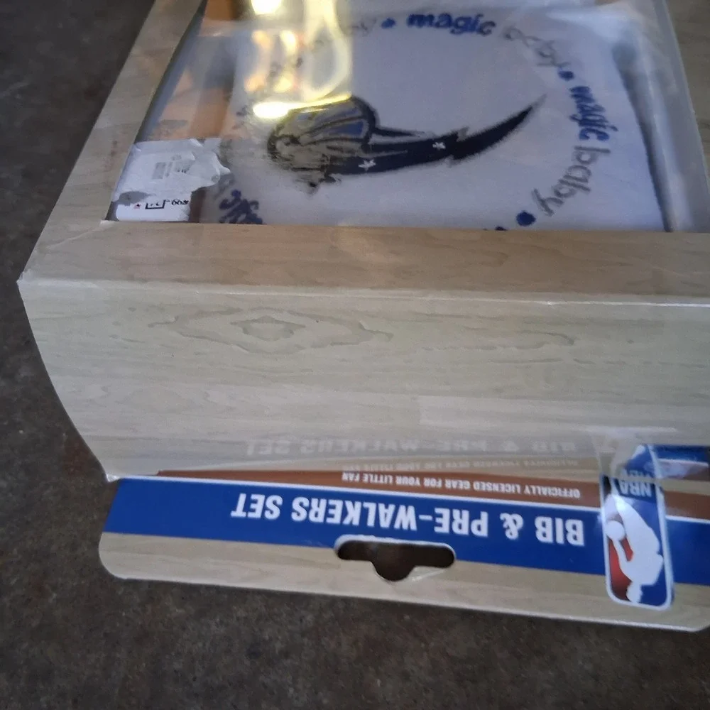 Baby Fanatic NBA Orlando Magic Bib and Pre-Walkers Set 0-6 Months ORM30002 NEW